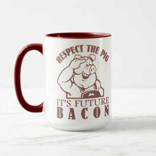 PIG TO BACON mug - choose style & colour