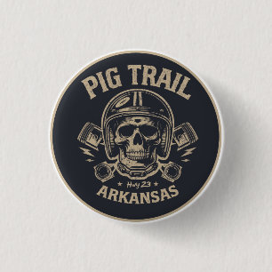 Pig Trail Scenic Byway arkansas motorcycle gifts 3 Cm Round Badge