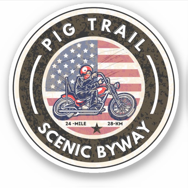 Pig Trail Scenic Byway arkansas motorcycle ride (Front)