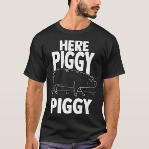 Pig Tshirts For Men Swine Pink Piggy Pork Women Pi