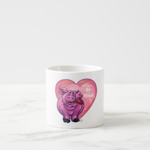 Pig Valentine's Day Espresso Cup