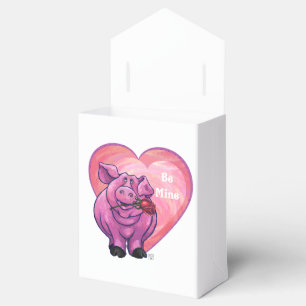 Pig Valentine's Day Favour Box