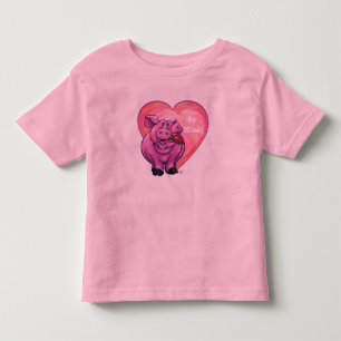 Pig Valentine's Day Toddler T-Shirt