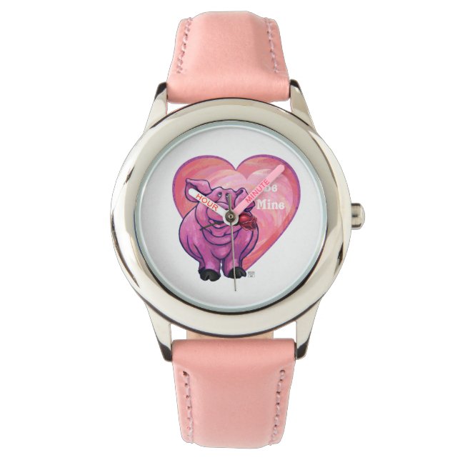 Pig Valentine's Day Watch (Front)