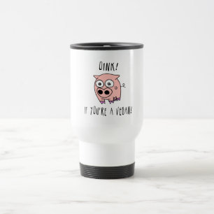 Pig Vegan Travel Mug