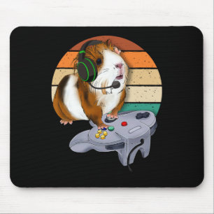 Pig Video Game Wildlife Animal Gift Guinea Pig Gam Mouse Mat