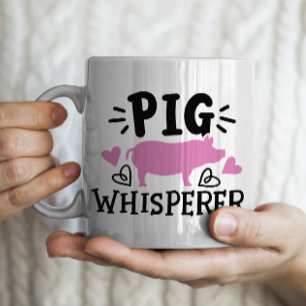 Pig Whisperer funny pig Coffee Mug
