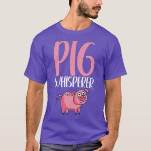 Pig Whisperer Pig Owner Pig Farmer Premium  T-Shirt