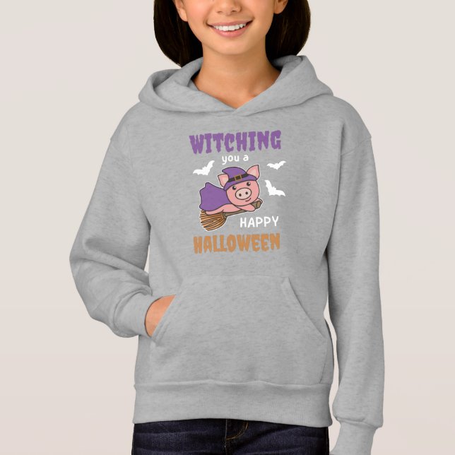 Pig Witch Witch Witches Witching You A Happy (Front)