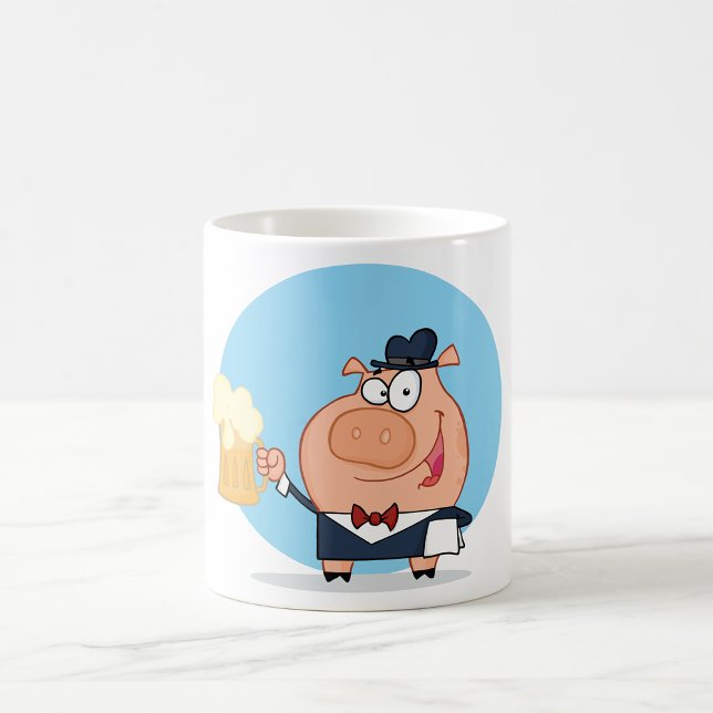 Pig With Pint of Beer Mug (Creator Uploaded)