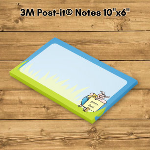 Pig with Sign Post-it Notes