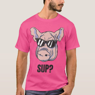 Pig with sunglasses Cool pig kids Funny pig Prem T-Shirt