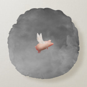pig with wings pillow