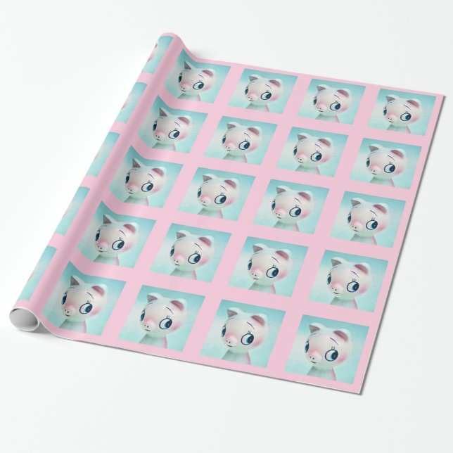 Pig Wrapping Paper (Unrolled)