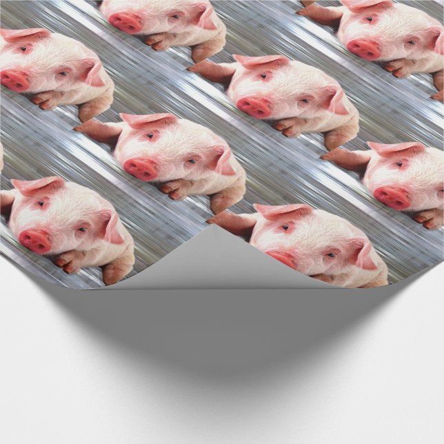 Pig Wrapping Paper (Corner)