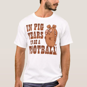 Pig Years Football T-Shirt