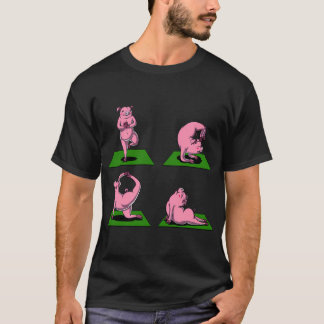 Pig Yoga Workout T-Shirt