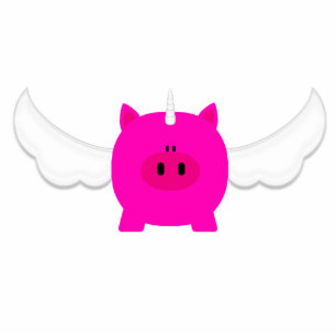 Pigacorn Keychain Photo Sculpture Key Ring