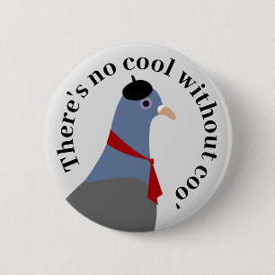 Pigeon 6 Cm Round Badge