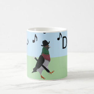 Pigeon About Town Editable Funny Father’s Day Coffee Mug