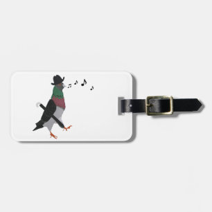 Pigeon About Town Luggage Tag