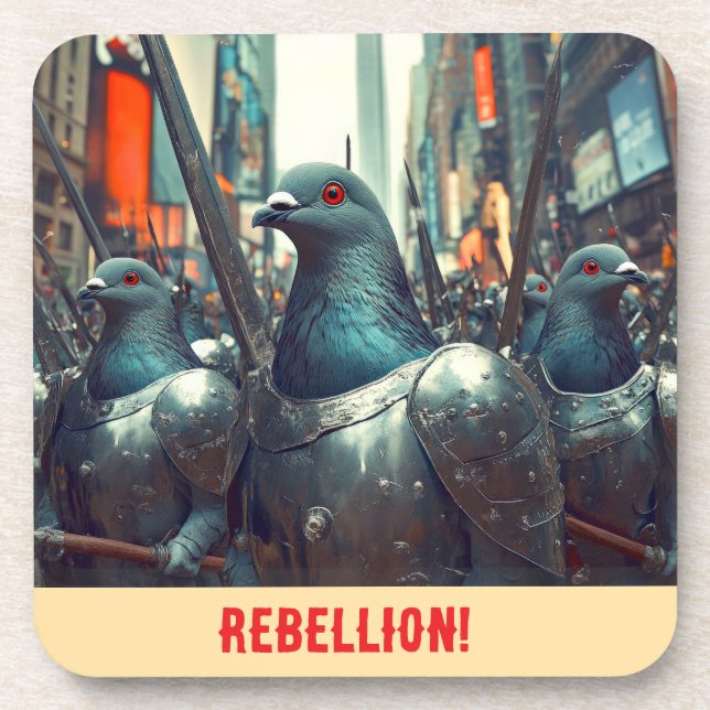Pigeon Army Coaster (Front)