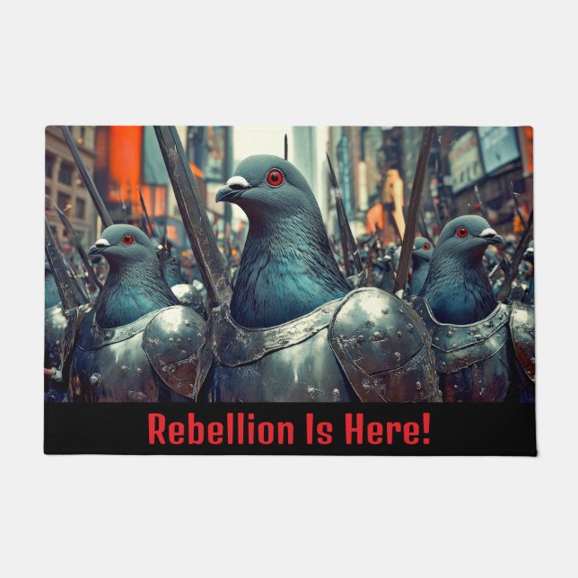 Pigeon Army Doormat (Front)