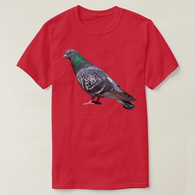 PIGEON Best HD Pigeon Bird Print Columbidae Typica T-Shirt (Design Front)