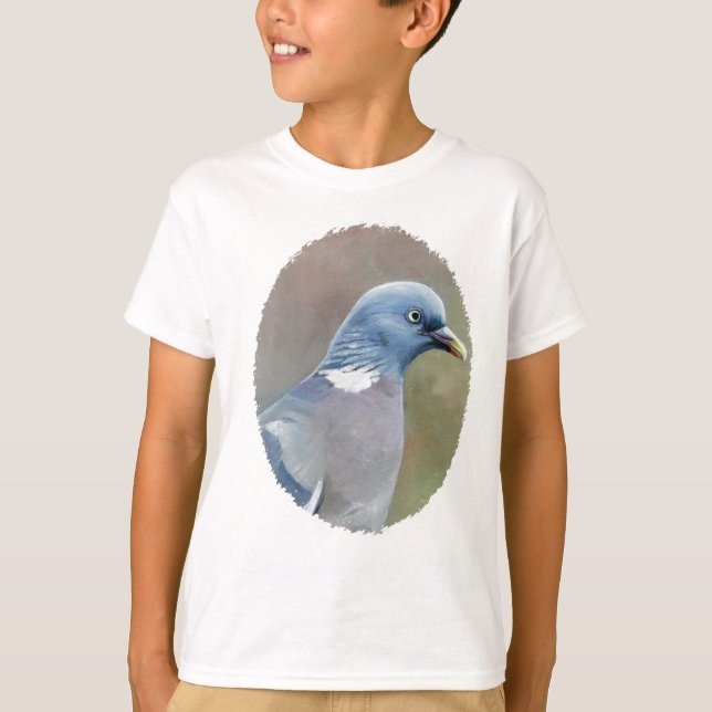 Pigeon Bird Art Kids t shirt (Front)