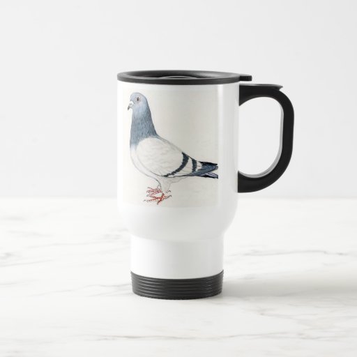 Image of Pigeon Bird Art Travel Mug