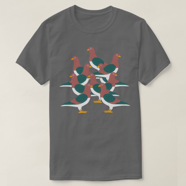 pigeon breeding pigeons pigeon trimmers T-Shirt (Design Front)