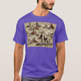 Pigeon Breeds Chart 2 T-Shirt
