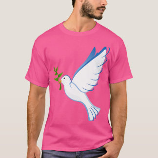Pigeon Bring Leaf T-Shirt