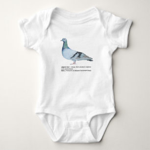 Pigeon by NuancesdePigeon Baby Bodysuit