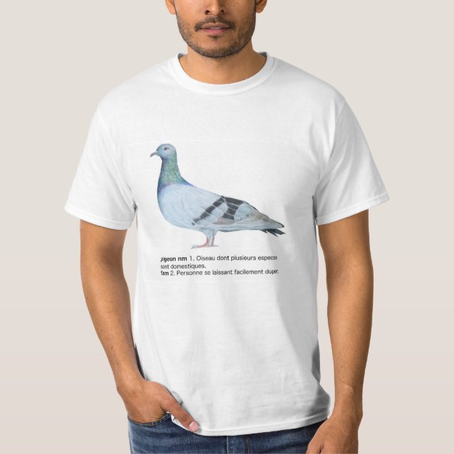 Pigeon by NuancesdePigeon T-Shirt (Front)