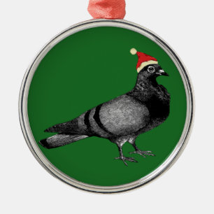 pigeon christmas metal tree decoration