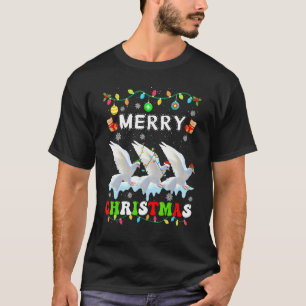 Pigeon Christmas Squad Xmas Women Men Kids T-Shirt