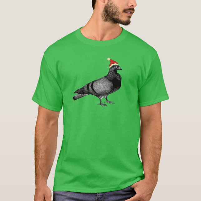 pigeon christmas T-Shirt (Front)
