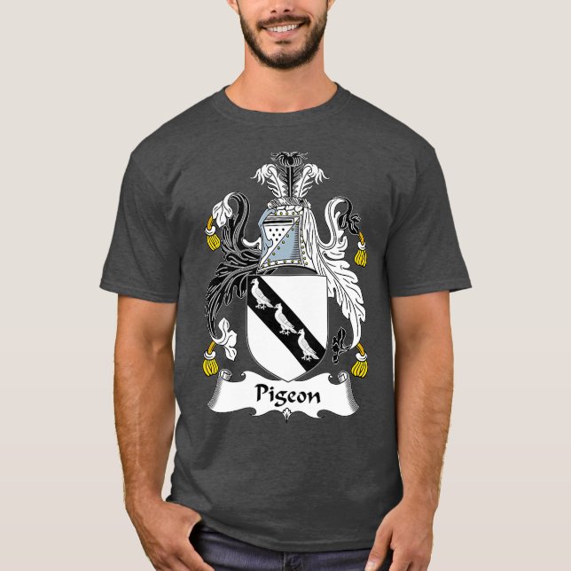 Pigeon Coat of Arms - Family Crest Shirt (Front)