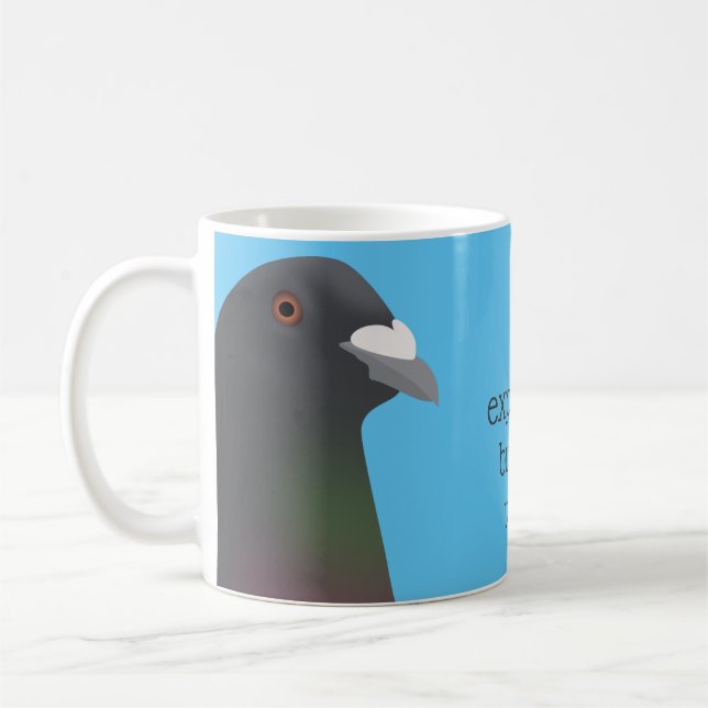 Pigeon Coffee Mug (Left)
