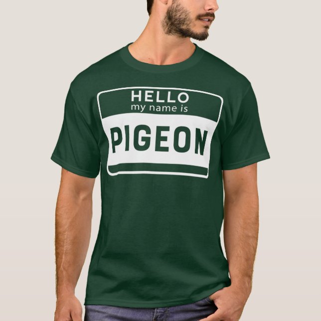 Pigeon Costume Halloween Funny Easy Last Minute T-Shirt (Front)