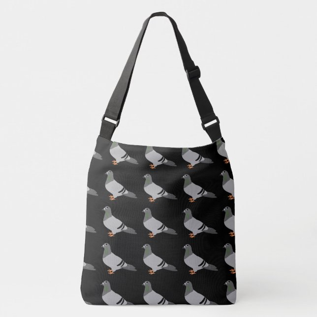 Pigeon Design Crossbody Bag (Front)