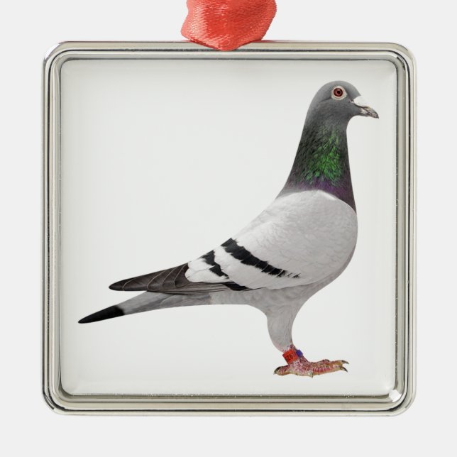 pigeon design metal tree decoration (Front)