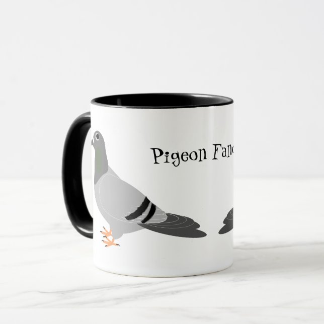 Pigeon Design Mug (Front Left)