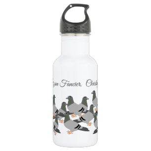 Pigeon Design Stainless Steel Water Bottle