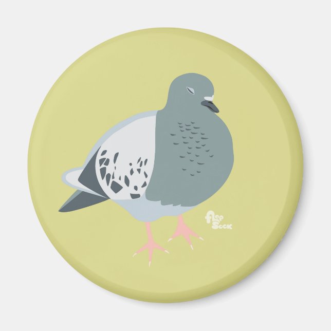 Pigeon Dreams Magnet (Front)