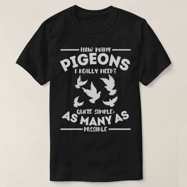 Pigeon Fancier Bird Carrier Pigeon 5 T-Shirt (Design Front)