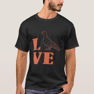 Pigeon Fancier Bird Carrier Pigeon Peace T-Shirt
