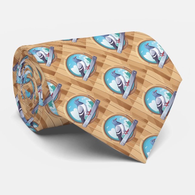 Pigeon Fancier Tie (Rolled)