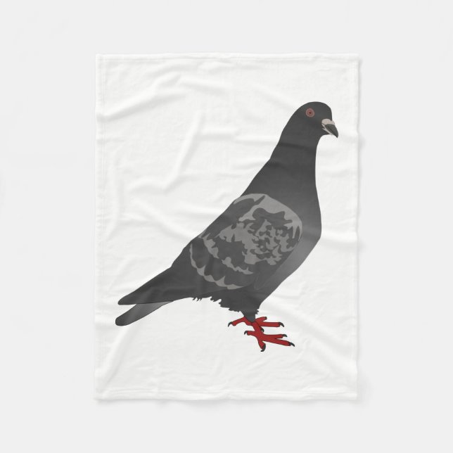 Pigeon Fleece Blanket (Front)